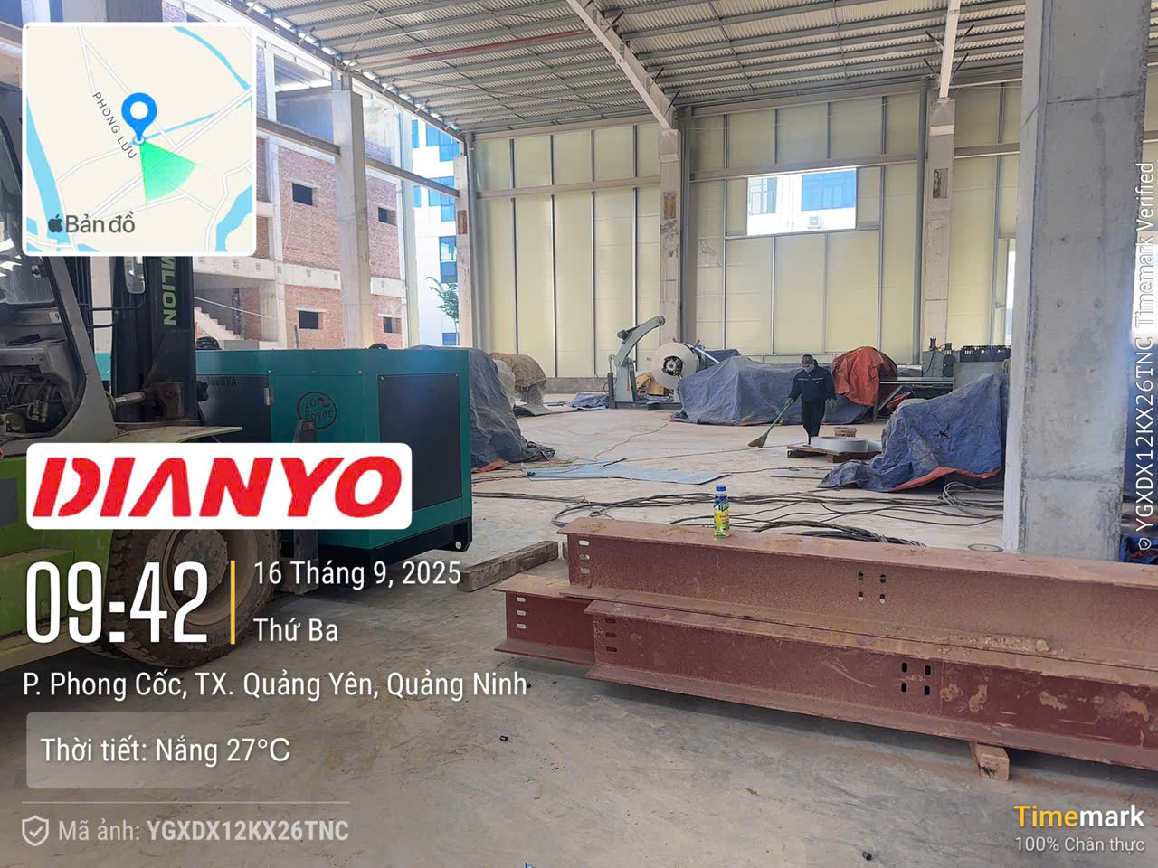 Để đảm bảo nguồn điện ổn định, phục vụ hoạt động sản xuất không bị gián đoạn, một doanh nghiệp tại Quảng Ninh đã tin tưởng lựa chọn máy phát điện Yuchai 100kVA do Dianyo Trung Điện cung cấp và lắp đặt.