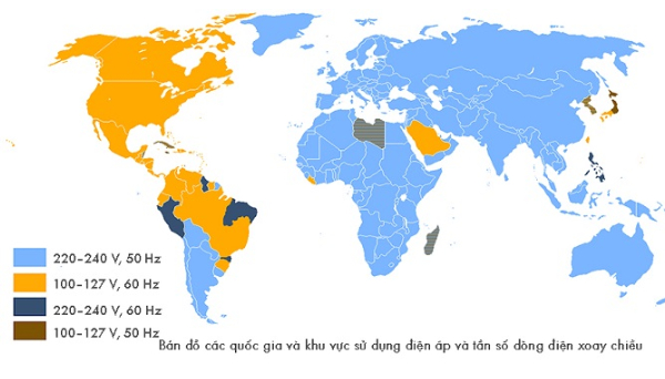 Tại sao Việt Nam lại thông dụng với dòng điện 50Hz hơn
