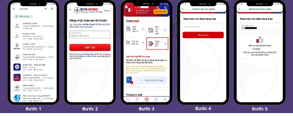C&aacute;c bước t&iacute;nh tiền điện online qua hệ thống EVN