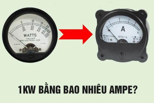 1KW bằng bao nhiêu Ampe