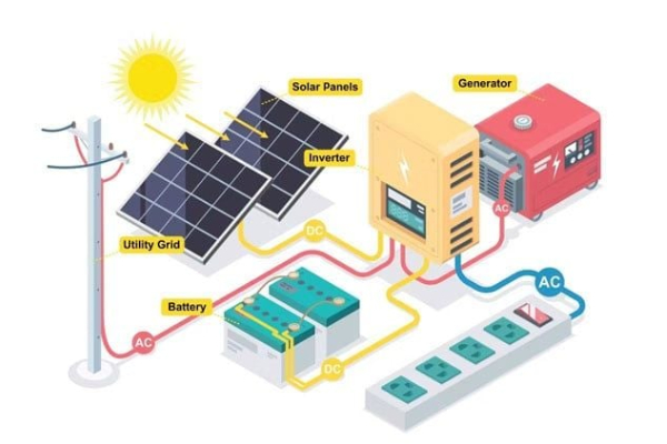Ứng dụng của m&aacute;y ph&aacute;t điện cho hệ thống điện mặt trời