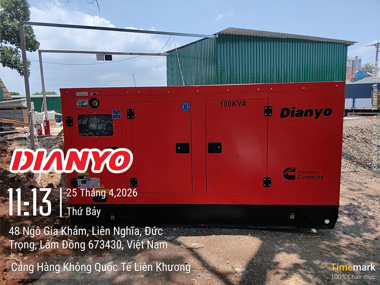 Trung Điện lắp đặt m&aacute;y ph&aacute;t điện Cummins 100kVA tại L&acirc;m Đồng, giải ph&aacute;p điện dự ph&ograve;ng ổn định cho sản xuất v&agrave; kinh doanh, vận h&agrave;nh bền bỉ, tiết kiệm nhi&ecirc;n liệu.