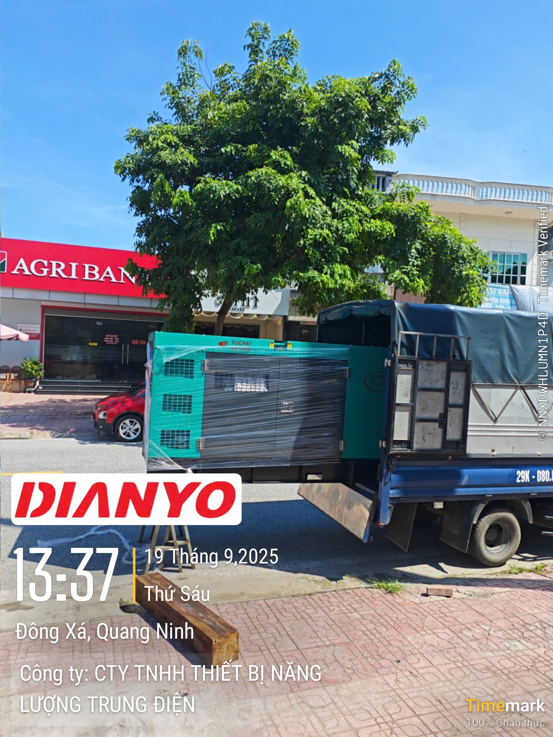 MÁY PHÁT ĐIỆN YUCHAI 100kVA TẠI VÂN ĐỒN – QUẢNG NINH