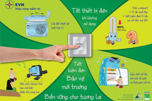 Cách tiết kiệm điện năng hiệu quả bạn nên biết