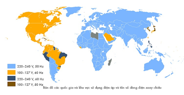 Tại sao Việt Nam sử dụng dòng điện 50Hz thay vì 60Hz