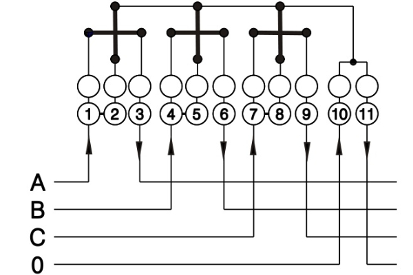 Cách đấu công tơ điện 3 pha